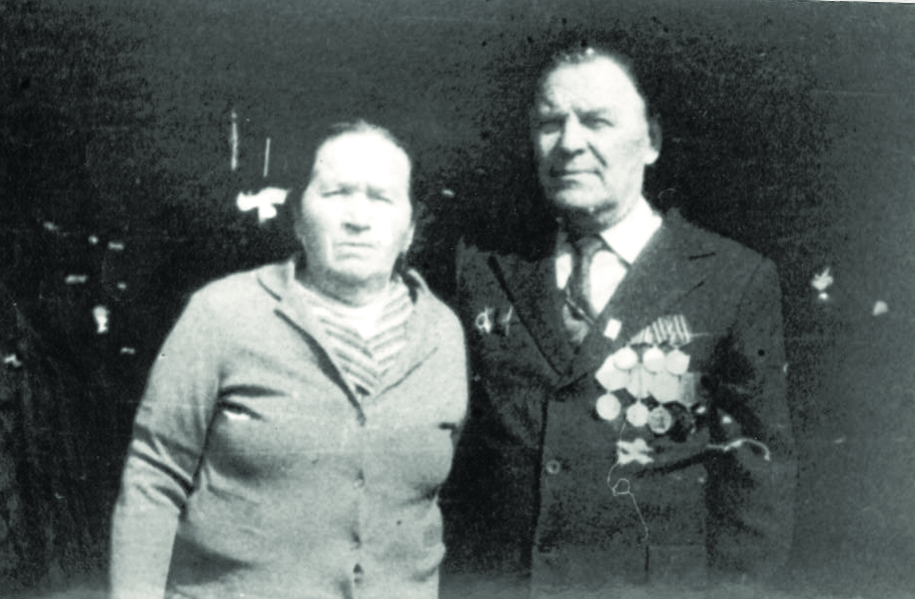 Иван Тихонович Денисов  с женой Натальей  Дмитриевной